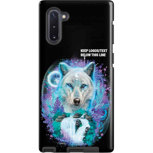 Night Wolf by Sheena Pike Galaxy Cases