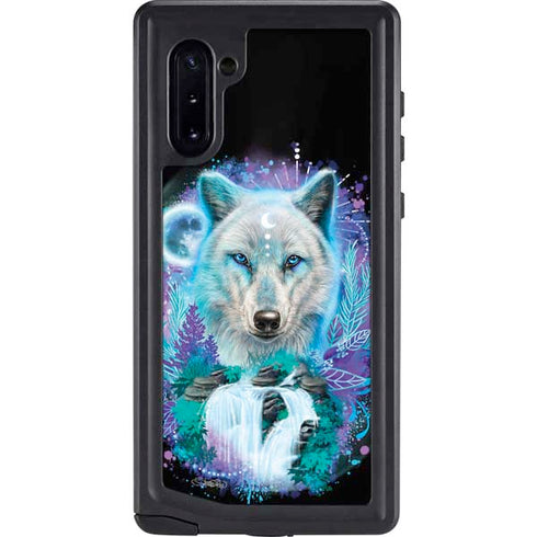 Night Wolf by Sheena Pike Galaxy Cases
