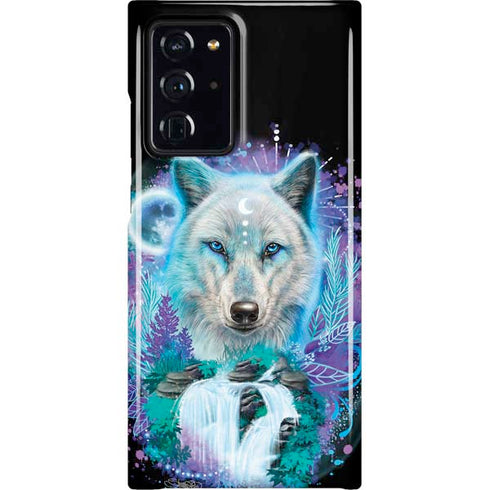 Night Wolf by Sheena Pike Galaxy Cases