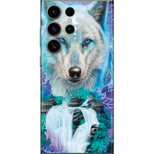 Night Wolf by Sheena Pike Galaxy Skins