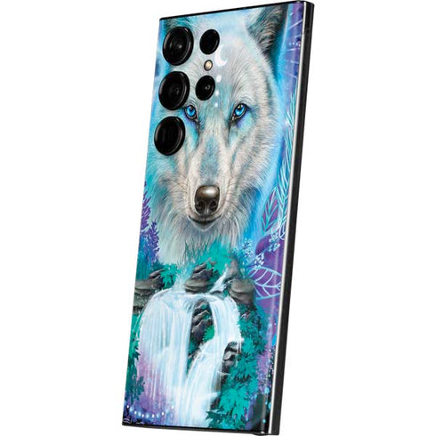 Night Wolf by Sheena Pike Galaxy Skins