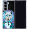 Night Wolf by Sheena Pike Galaxy Z Fold5 5G Clear Case