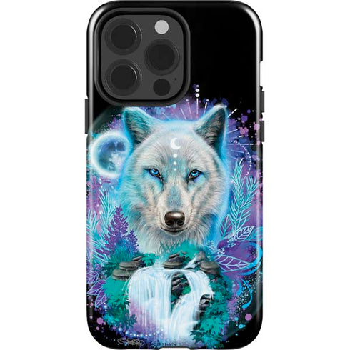 Night Wolf by Sheena Pike iPhone 15 Pro Impact Case