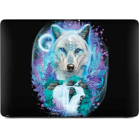 Night Wolf by Sheena Pike Apple MacBook Air Skin