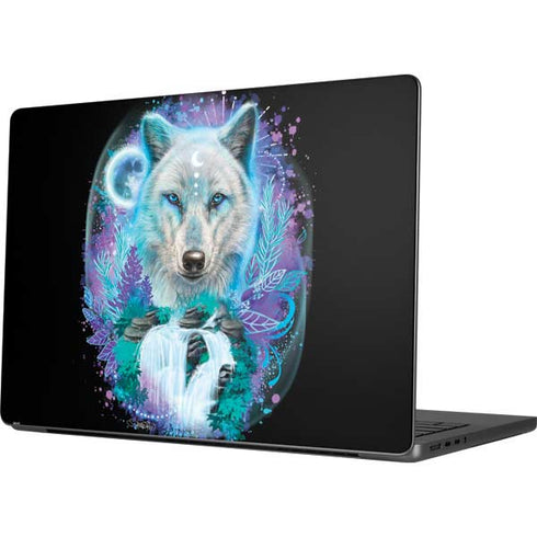 Night Wolf by Sheena Pike Apple MacBook Pro 14-inch Skin