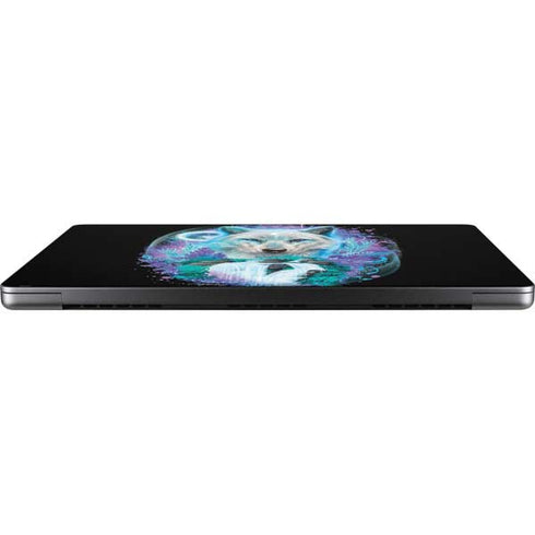 Night Wolf by Sheena Pike Apple MacBook Pro 14-inch Skin
