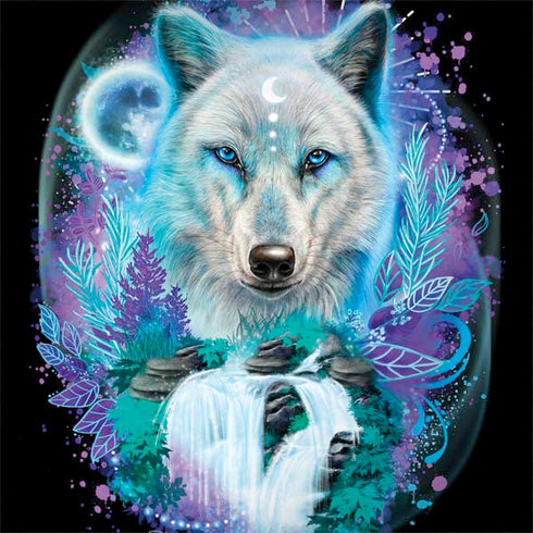 Night Wolf by Sheena Pike MacBook Skins
