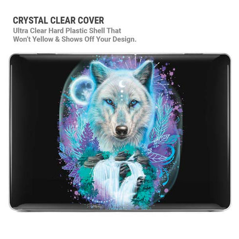 Night Wolf by Sheena Pike MacBook Cases