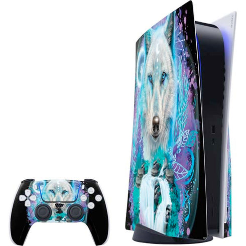 Night Wolf by Sheena Pike PlayStation PS5 Skins