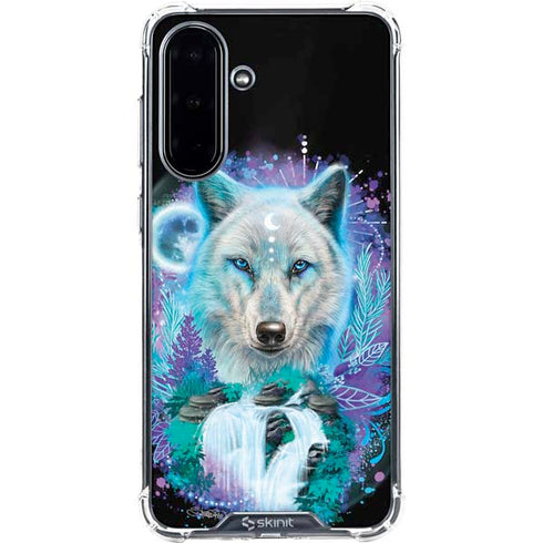 Night Wolf by Sheena Pike Galaxy A36 5G Clear Case
