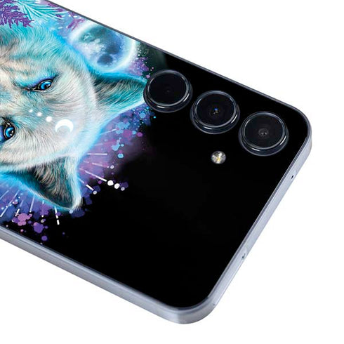 Night Wolf by Sheena Pike Galaxy A55 5G Skin