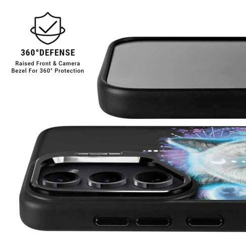 Night Wolf by Sheena Pike Galaxy S25 Kickstand Case