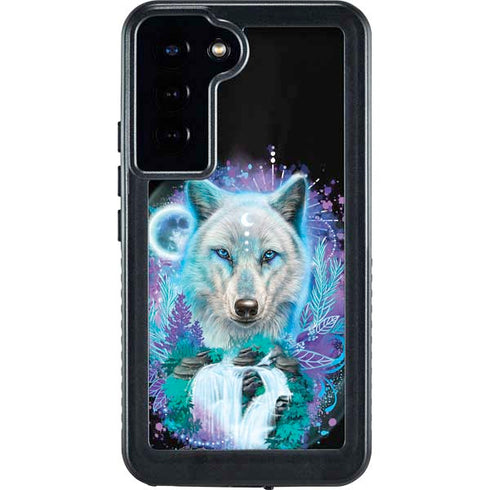 Night Wolf by Sheena Pike Galaxy S24 Plus Waterproof Case