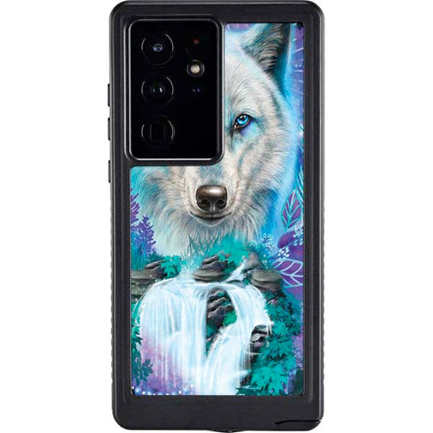Night Wolf by Sheena Pike Galaxy S24 Ultra Waterproof Case