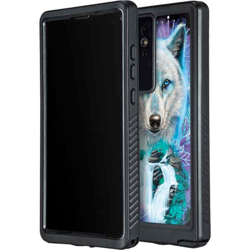 Night Wolf by Sheena Pike Galaxy S24 Ultra Waterproof Case