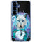 Night Wolf by Sheena Pike Galaxy S25 Clear Case