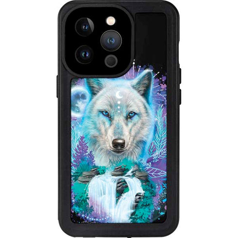 Night Wolf by Sheena Pike iPhone 15 Pro Waterproof Case