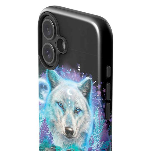 Night Wolf by Sheena Pike iPhone 16 Impact Case