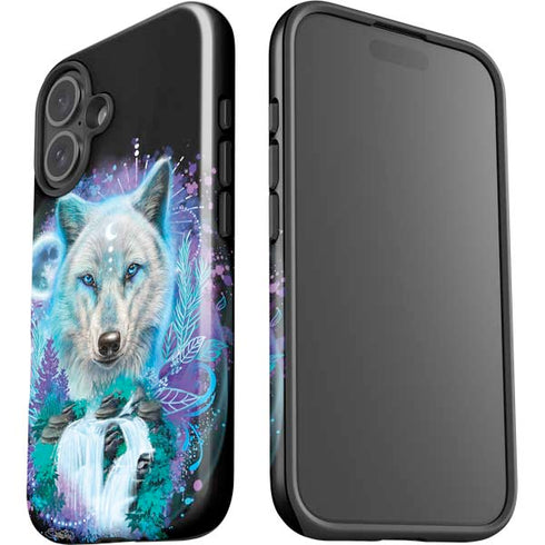 Night Wolf by Sheena Pike iPhone 16 Impact Case