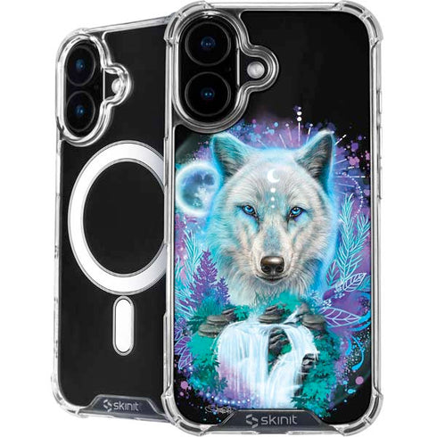 Night Wolf by Sheena Pike iPhone 16 MagSafe Case