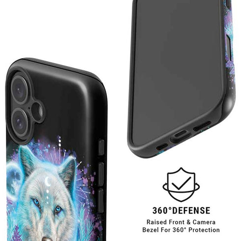 Night Wolf by Sheena Pike iPhone 16 Magsafe Impact Case