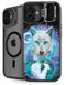 Night Wolf by Sheena Pike iPhone 16 Plus Kickstand Case