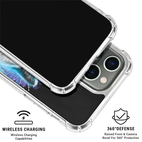 Night Wolf by Sheena Pike iPhone 16 Pro Clear Case