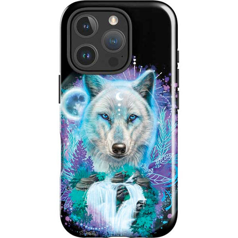Night Wolf by Sheena Pike iPhone 16 Pro Max Magsafe Impact Case