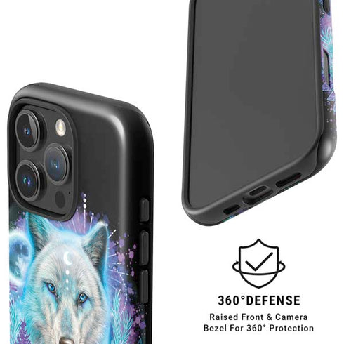 Night Wolf by Sheena Pike iPhone 16 Pro Max Magsafe Impact Case
