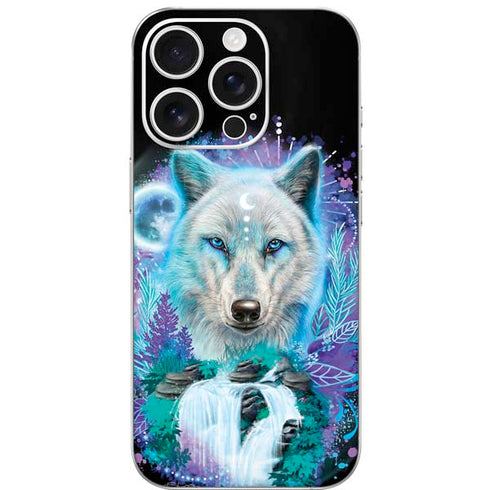 Night Wolf by Sheena Pike iPhone 16 Pro Skin