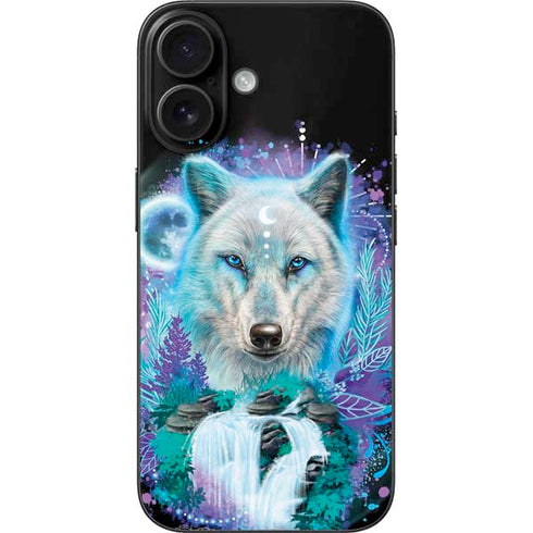 Night Wolf by Sheena Pike iPhone 16 Skin
