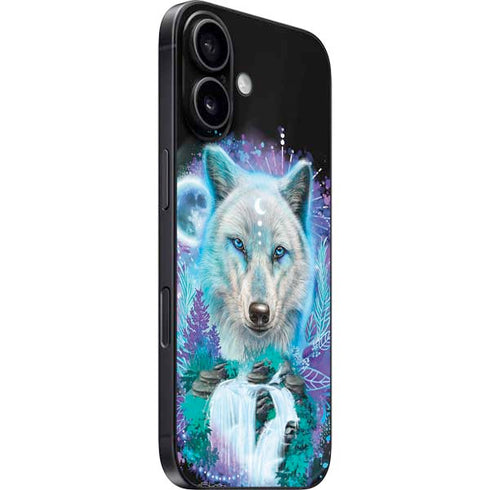 Night Wolf by Sheena Pike iPhone 16 Skin