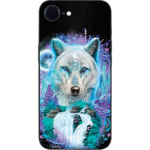 Night Wolf by Sheena Pike iPhone 16e Skin