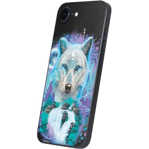 Night Wolf by Sheena Pike iPhone 16e Skin
