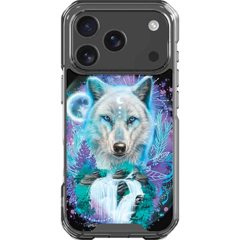 Night Wolf by Sheena Pike iPhone 18 Pro Clear Case
