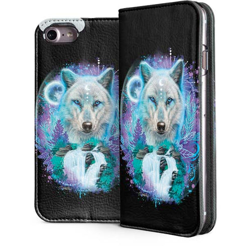 Night Wolf by Sheena Pike iPhone 7 Folio Case