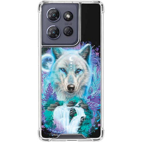 Night Wolf by Sheena Pike Moto G 5G (2025) Clear Case