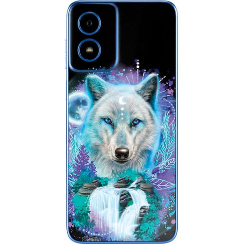 Night Wolf by Sheena Pike Moto G Play 4G (2024) Skin