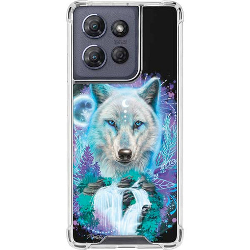Night Wolf by Sheena Pike Moto G Play 5G (2025) Clear Case