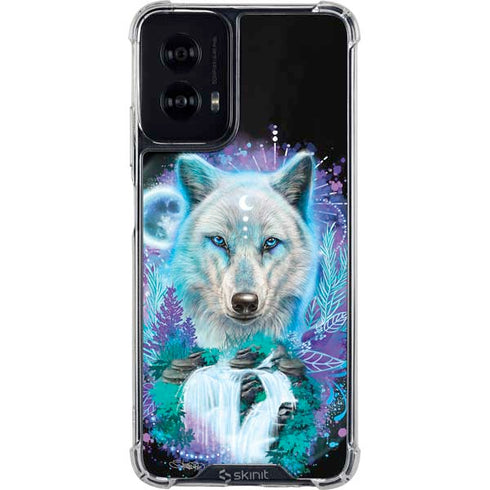 Night Wolf by Sheena Pike Moto G Power 5G (2024) Clear Case