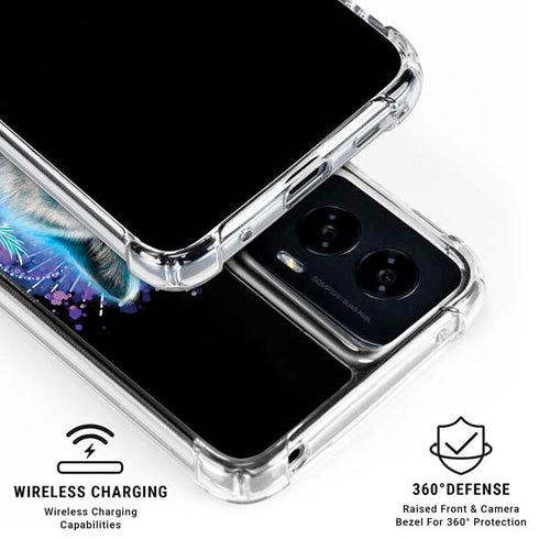Night Wolf by Sheena Pike Moto G Power 5G (2024) Clear Case