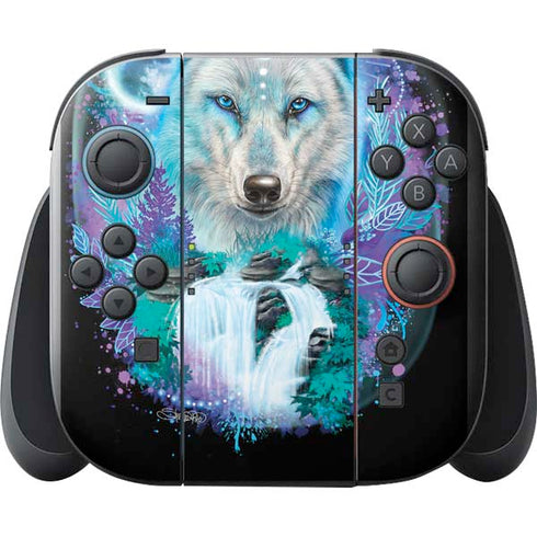 Night Wolf by Sheena Pike Nintendo Switch 2 (2025) with Joy-Con Skin