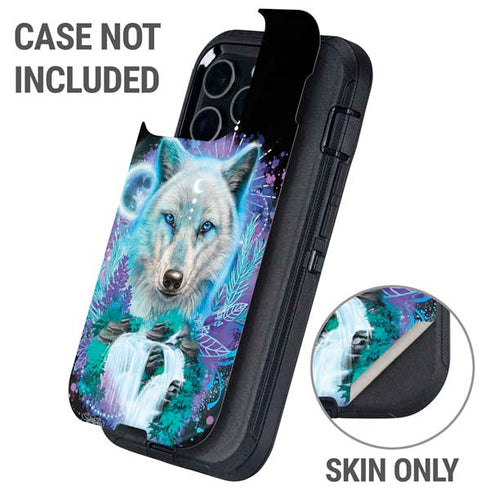 Night Wolf by Sheena Pike Otterbox Defender iPhone Skin