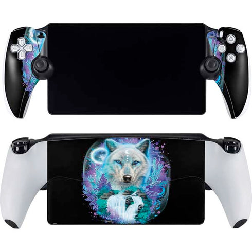 Night Wolf by Sheena Pike PlayStation Portal Remote Player Skin