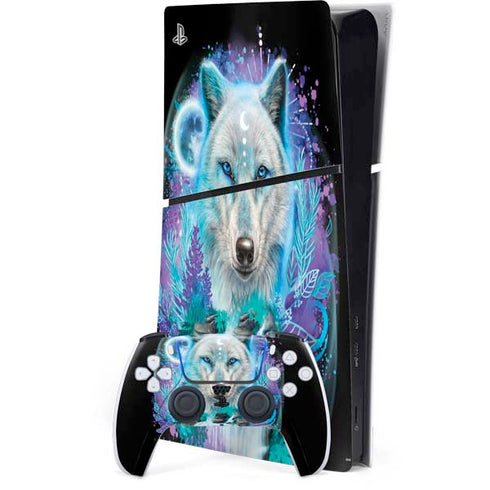 Night Wolf by Sheena Pike PlayStation PS5 Skins