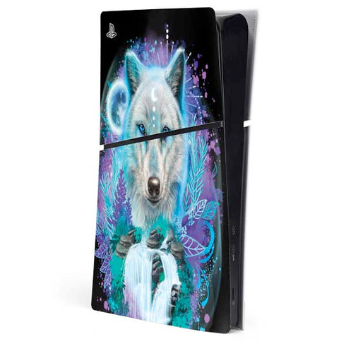 Night Wolf by Sheena Pike PlayStation PS5 Skins