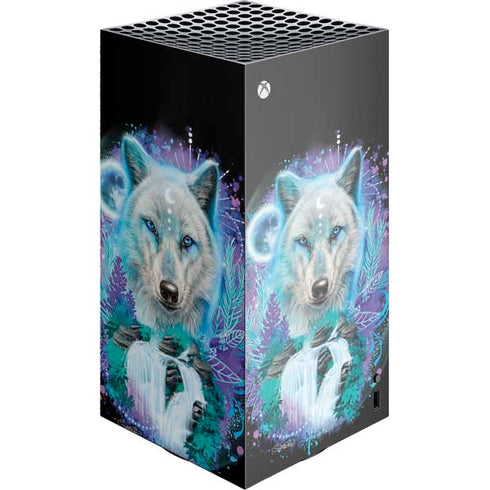 Night Wolf by Sheena Pike XBox Series X Digital Edition Console Skin