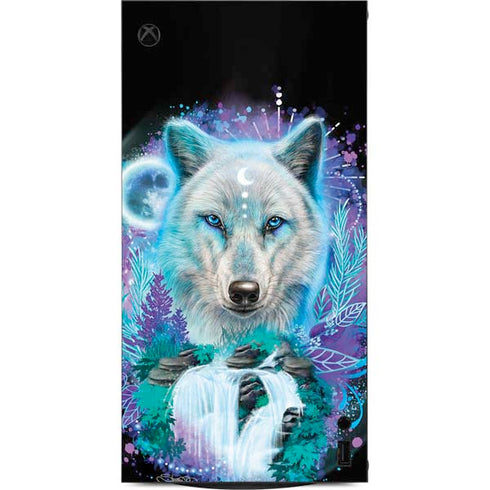 Night Wolf by Sheena Pike XBox Series X Digital Edition Console Skin