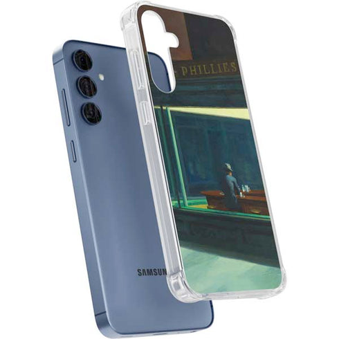 Edward Hopper Nighthawks 1942 Galaxy A35 5G Clear Case