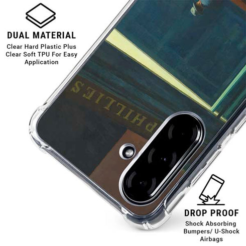 Edward Hopper Nighthawks 1942 Galaxy A36 5G Clear Case